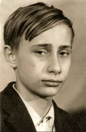 プーチン大統領の少年時代の画像